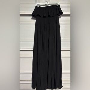 Torrid Black Smocked Tube Maxi Dress
